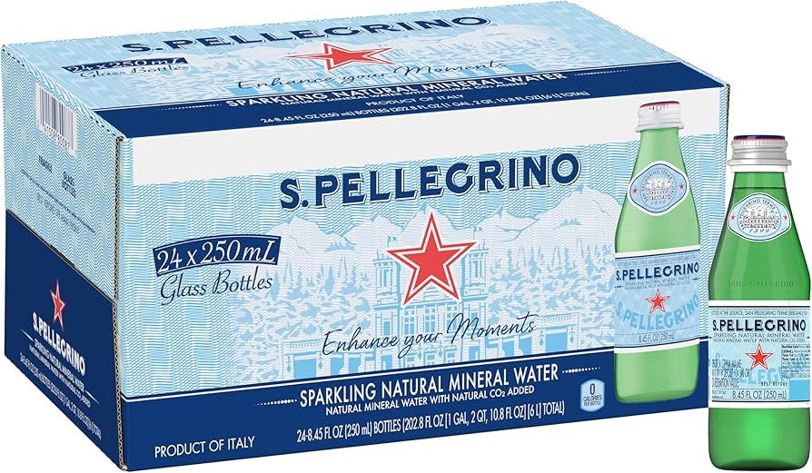 San Pellegrino mineraalvesi 24x250ml (klaas)